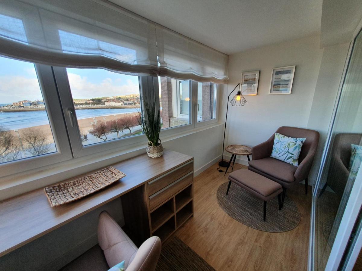Playa 12 - El Lujo De Estar En 1ª Linea De Playa - Vut-4043-As Apartment กิฮอน ภายนอก รูปภาพ
