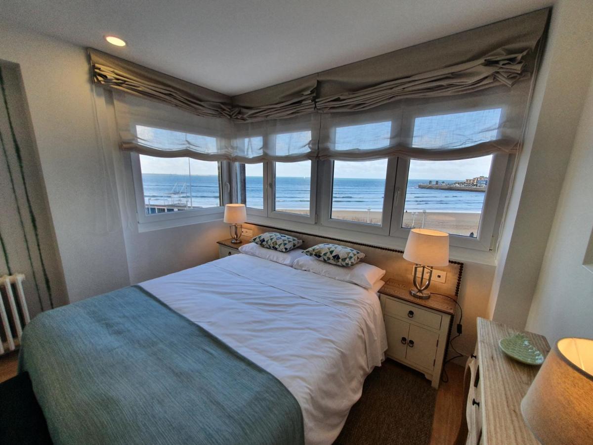 Playa 12 - El Lujo De Estar En 1ª Linea De Playa - Vut-4043-As Apartment กิฮอน ภายนอก รูปภาพ